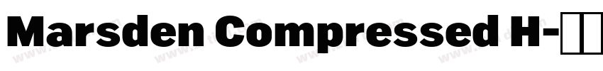 Marsden Compressed H字体转换
